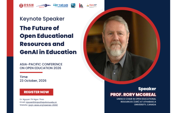 Keynote Speaker Announcement: The Future of Open Educational Resources and GenAI in Education